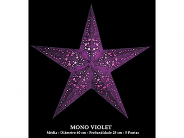 Candeeiro Estrela Starlightz Mono Violet